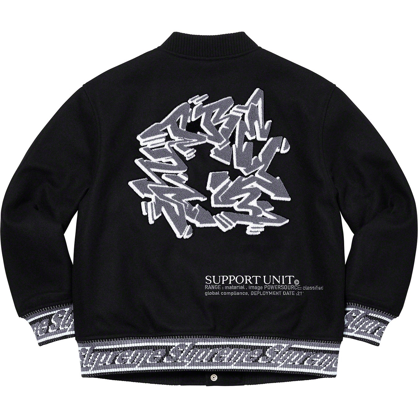 Support Unit Varsity Jacket view 4